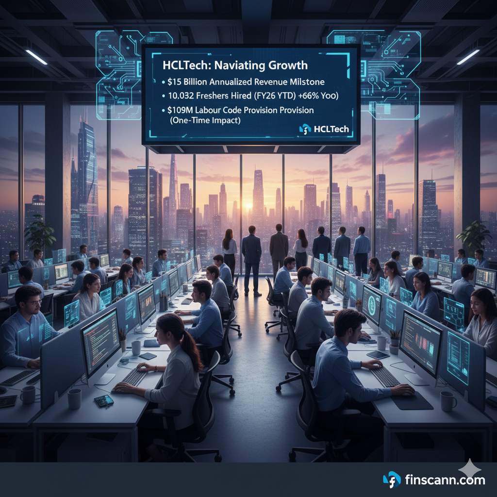 HCL Technologies Sees Surge in Fresher Hiring Amid Labour Code Costs