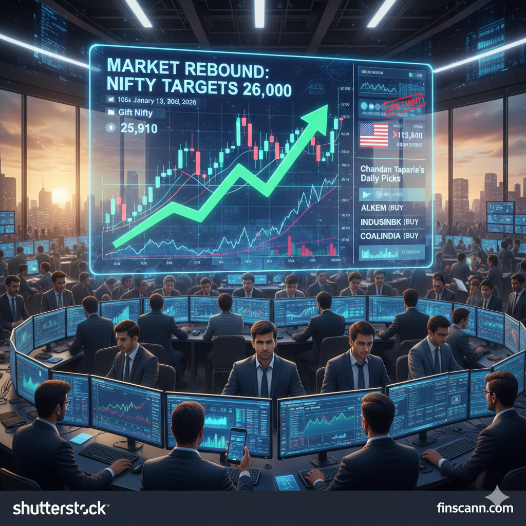 Market Outlook: Chandan Taparia Highlights Key Stock Movements for January 13, 2026
