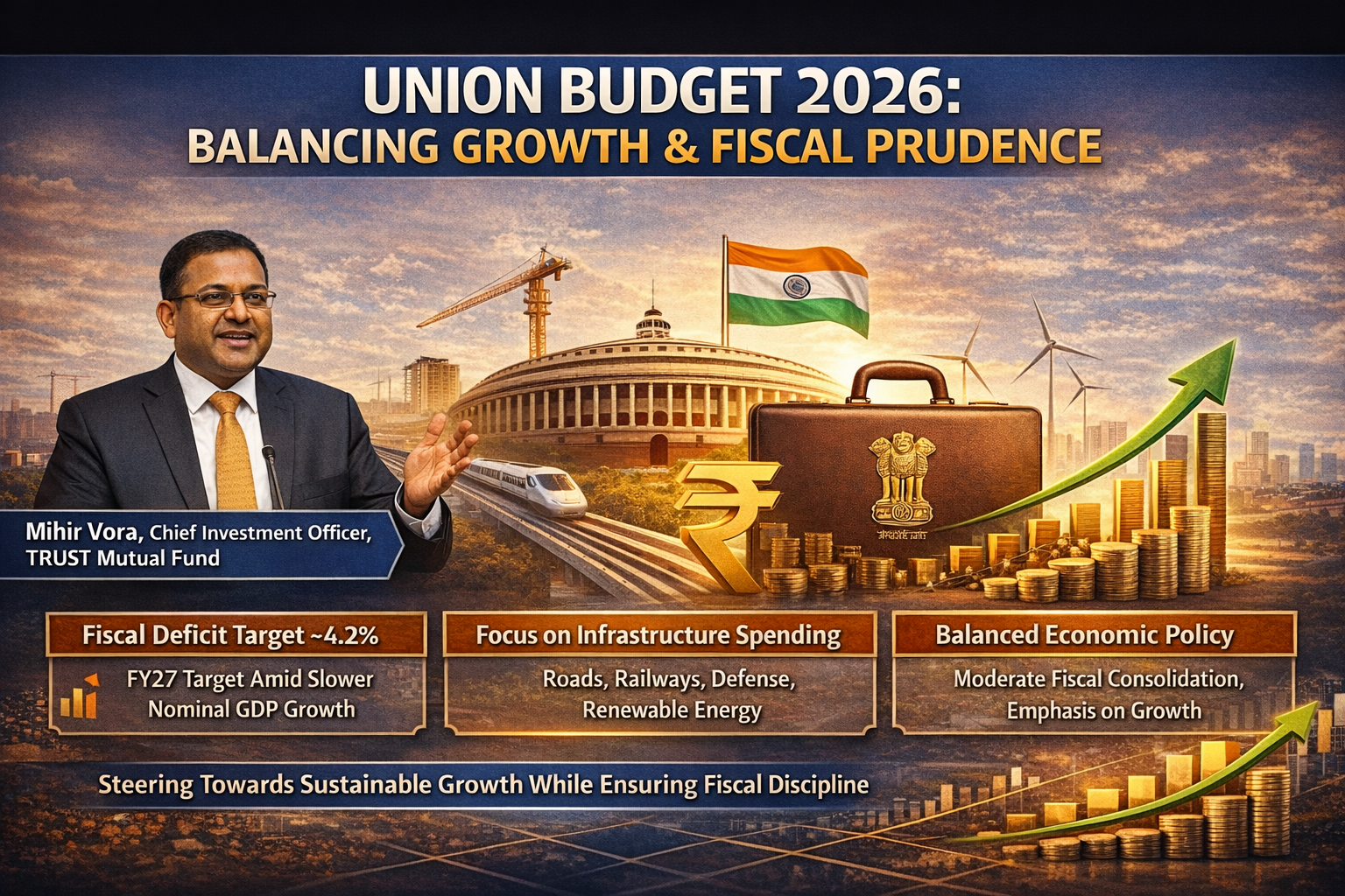 TRUST Mutual Fund's Mihir Vora Discusses Balanced Approach for India's 2026 Budget