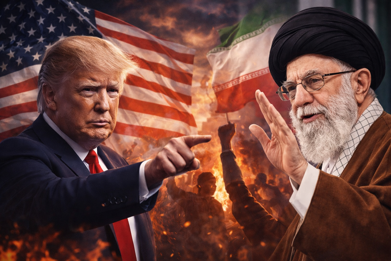 “Help Is on Its Way”: Trump Backs Iranian Protesters, Suspends Engagement With Tehran