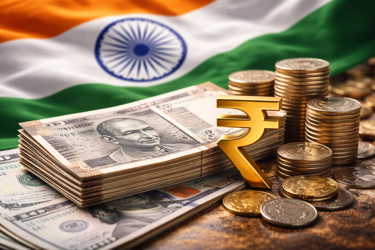 Rupee Declines as Foreign Fund Outflows Offset Initial Gains Against Dollar