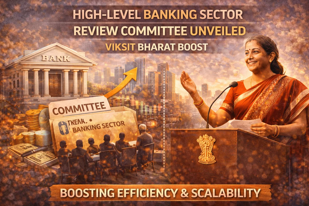 Finance Minister Proposes Committee to Overhaul India's Banking Sector