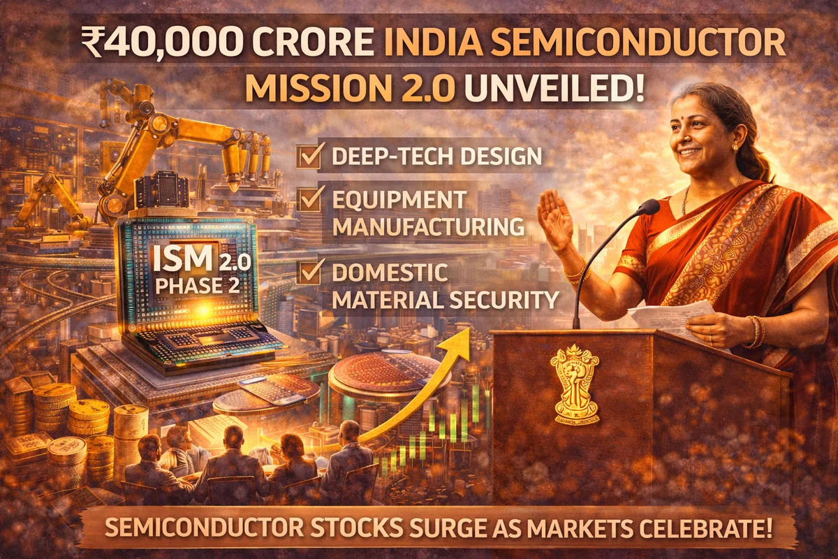 Indian Budget 2026 Sparks Surge in Semiconductor Stocks with Major Funding Announcement