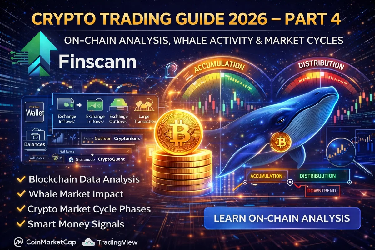 Crypto Trading Guide 2026 Part 4: On-Chain Analysis, Whale Activity & Market Cycles