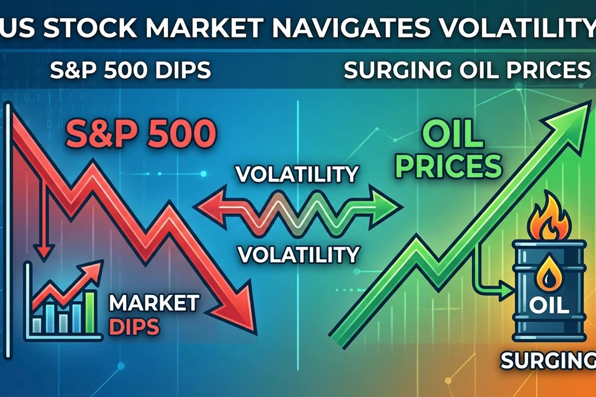 US Stock Market Navigates Volatility as S&P 500 Dips Amid Surging Oil Prices