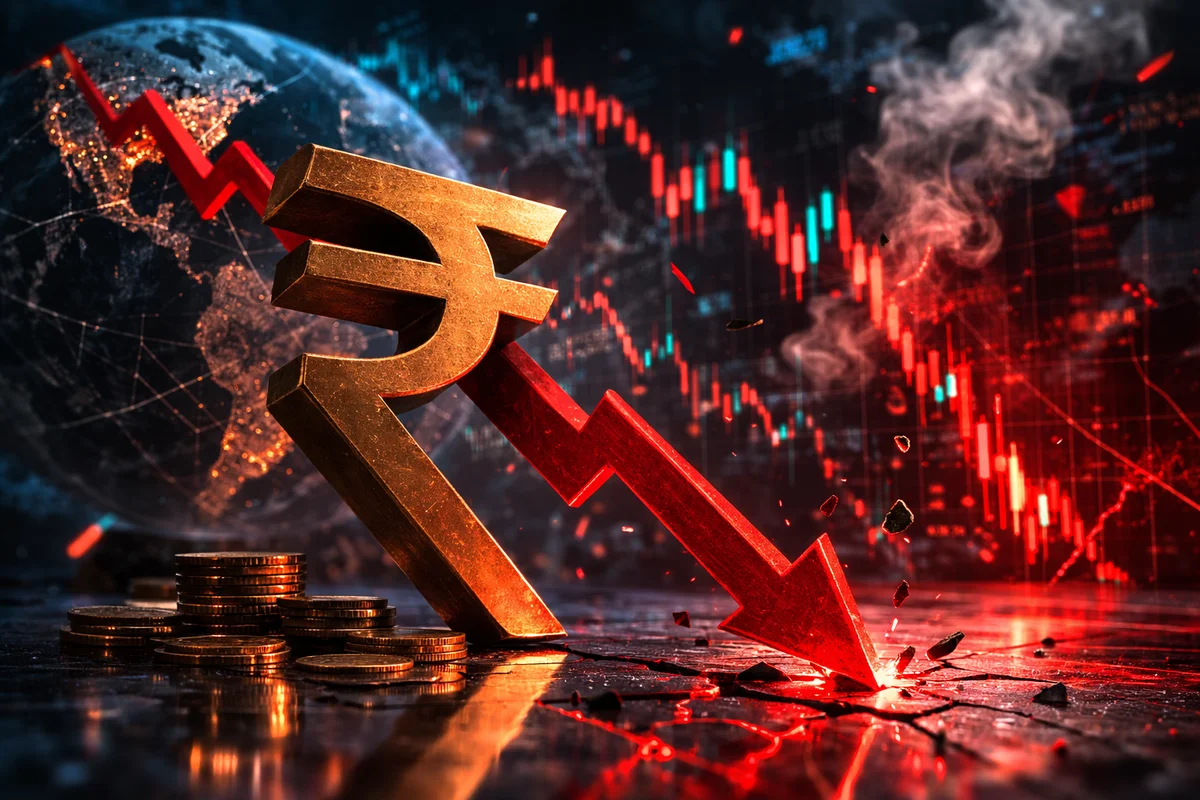 Rupee Crashes to ₹92.5 per Dollar: What It Means for India, Markets, and the Global Economy