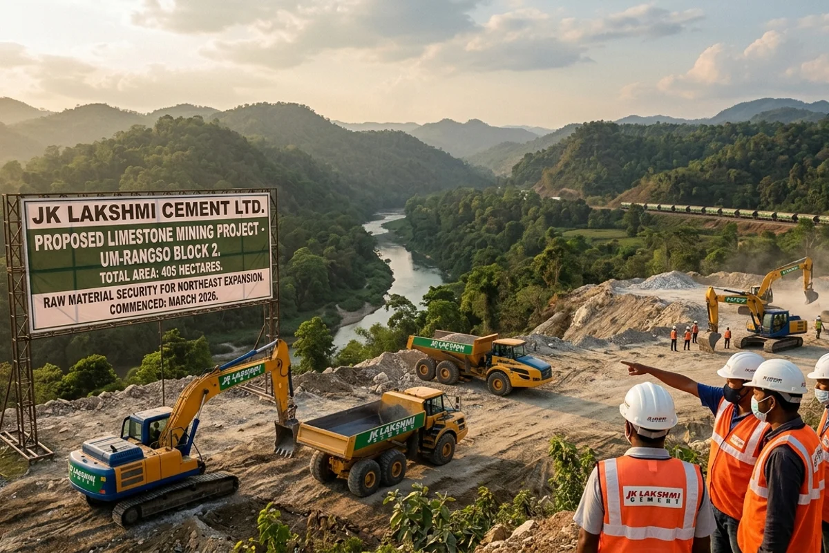 JK Lakshmi Cement Secures Major Assam Limestone Block, Fuels Northeast Expansion