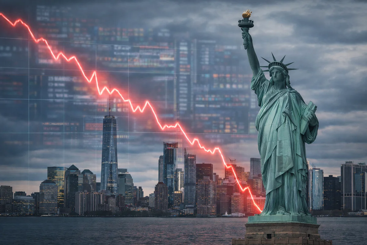 US Stocks Sink as Iran War Triggers Worst Sell-Off in Weeks