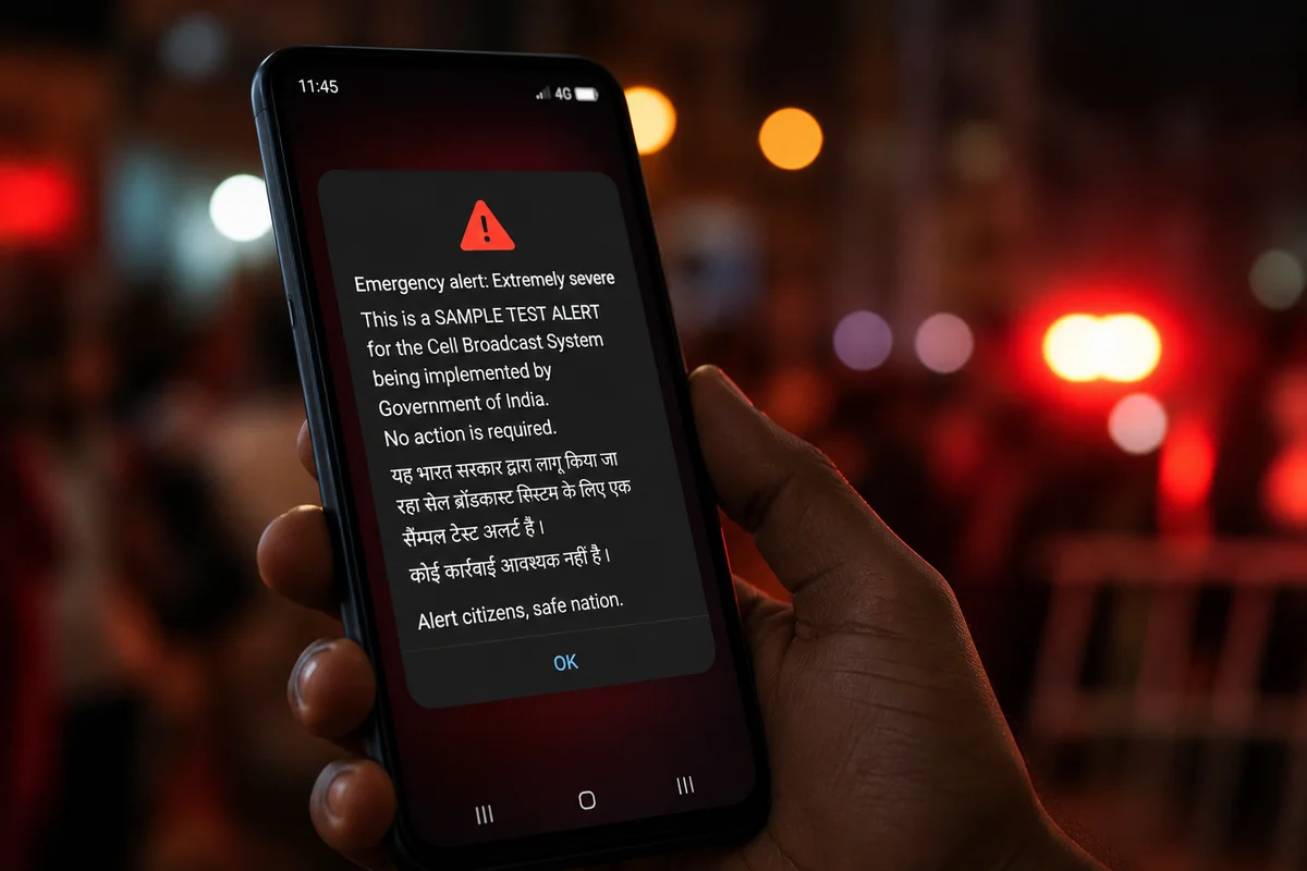 Why Did Phones Receive an ‘Extremely Severe’ Alert Across India?