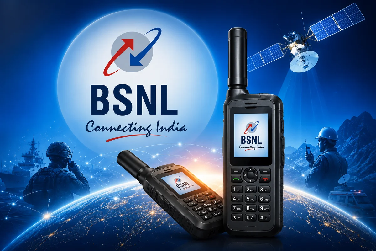 BSNL Launches ₹1.34 Lakh Satellite Phone for Defence, Maritime & Disaster Response: Who Can Buy It?